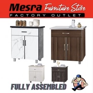 2 Door+1 Drawer KITCHEN Cabinet 3Ft / Low Cabinet / Almari Dapur (Fully Assembled)