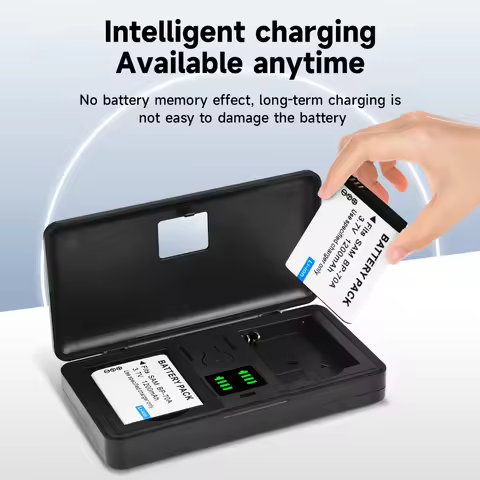 PALO BP-70A BP70A Battery+LCD Charger Case for Samsung ST95 ST100 ST6500 SL50 SL600 TL205 WB30F WB35