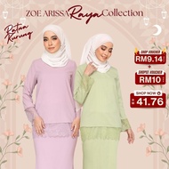 ZOE ARISSA BAJU KURUNG MODEN LACE Kurung RAYA Ironless Murah Kurung Hijau Kurung Nude Ivory RATNA Ku