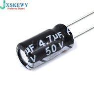 20PCS​​ ​​​​​​4.7uF 50V 4.7MFD 50Volt 4*7mm Aluminum Electrolytic Capacitor Radial 4.7mf50v 4.7uf50v