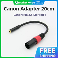 Canon Conversion Cable 20cm Xlr m to 3.5mm Stereo F