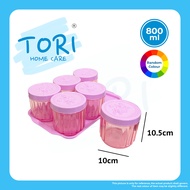 TORI HOME 6pcs Container Set | BPA FREE Multipurpose Food Container | Canister | Food Storage contai