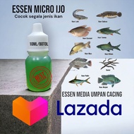 Essen Lele Nila Bawal ikan mas MICRO CACING IJO 10ml