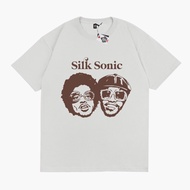 Hot Selling Printed Cotton T-Shirt Multiple Colors Krmk Kaos SILK SONIC BRUNO MARS ANDERSON PAAK Musik S-5XL