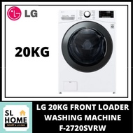 {KL &amp; Klang Valley Area Only} LG F-2720SVRW 20KG FRONT LOADER WASHING MACHINE WITH 6 MOTION DIRECT DRIVE AND TURBO WASH