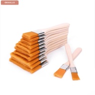 OKHALLO Oil Paint Brush, Watercolor Paint Drawing Multifunctional Hair Painting Brush,  Wood Handles