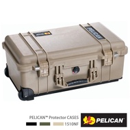 【PELICAN】1510 輪座拉桿氣密箱 空箱(沙漠黃) 公司貨