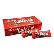 Delfi Take It 2F Milk Chocolate Wafer BOX - Net weight 24 packs x 16gr