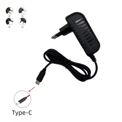 1pcs Power Adapter 5V 6V 9V 12V 15V Charger 1A USB Type C Power Supply for LED light labtop Disply s