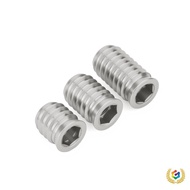 304 Stainless Steel Inner Outer Thread Pre-embedded Nut Furniture Nut Hexagon Socket Countersunk Nut
