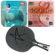 Galaxy Uranus 2 FL Blade with Palio HK1997 Biotech and DHS NEO Hurricane 3 Rubbers