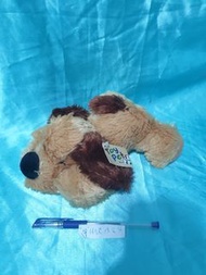 （C107）toy pet 趴趴狗  ozland 沙包 趴姿 雙色 粗毛 狗娃娃 小狗 狗狗 有顆粒 復古 早期 懷舊 大鼻子 黑鼻子 童年 絨毛 娃娃 玩偶 布偶