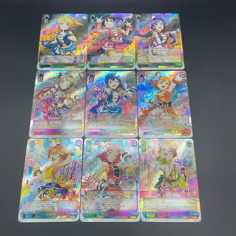 9PCS/Set WS DIY Self-made BanG Dream! Collection Card Girls Band Member Limited Edition Signed Art C