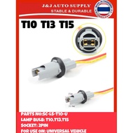 SC-LS-T10-U Holder Adapters Cable LED Bulb Connector Socket Wedge Base Bulb Plug Extension Wiring (T