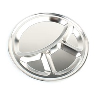 32cm 35cm Stainless Steel 4 Compartment Divided Roti Canai Tray Plate Food Serving Roti Prata Thosai