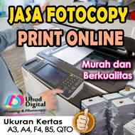 JASA PRINT/CETAK WARNA COLOUR TERMURAH A3/A4/A5/Qto/F4/B5 HVS 80 GSM