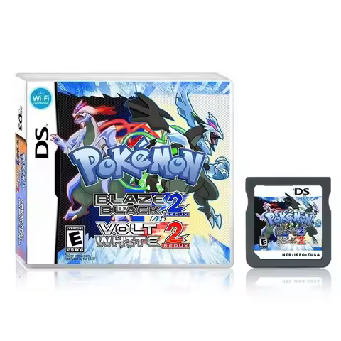 NDS Game Card RPG Pokémon Blaze Black 2 Ultimate Edition & Volt White 2 Ultimate Edition English Gam