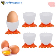 REFINEMENT 1/2/4Pcs Kitchen Supplies Creative Boiled Opener Eggs Container