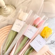 韓式鬱金香質感花束 乾燥花 永生花 情人節 生日禮物 交換禮物