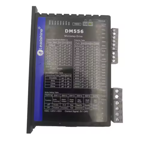 Leadshine DM556 Digital Stepper Motor Driver 2 Phase 5.6A For 57 86 Stepper Motor NEMA23/34 Stepper 