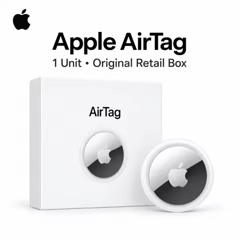 Apple AirTag 4 Pack Bluetooth Tracker for Keys Bags Luggage Wallets, Find My Compatible, Authorized 