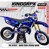 DECAL YZ 85 NEW FULL BODY DECAL STICKER YZ 85 DECAL STICKER YZ 85 NEW 143d