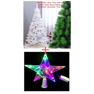 4Ft/ 5Ft/ 6Ft/ 7Ft/ 8Ft Pine Needle Double Color/Green/White Artificial Christmas Tree Xmas Trees