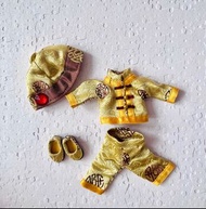 Lati yellow 8分娃娃 1/8 人偶 球型關節人形 Ball Jointed Doll BJD 公仔 人形娃娃 娃衣 連身服 連身衣 新年衫 新年服裝 唐裝衫 拜年 中國服 中式服裝 男裝