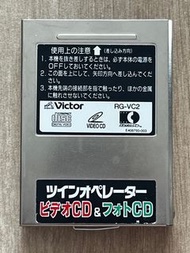 日版 SS SEGA SATURN VICTOR RG-VC2 TWIN OPERATOR CARD VIDEO CD MOVIE & PHOTO CD COMPACT DISC 土星主機專用影碟播放