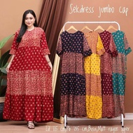 LONG DRESS RAYON BUSUI BAJU TIDUR WANITA VIRAL KEKINIAN DASTER CAP LD 110