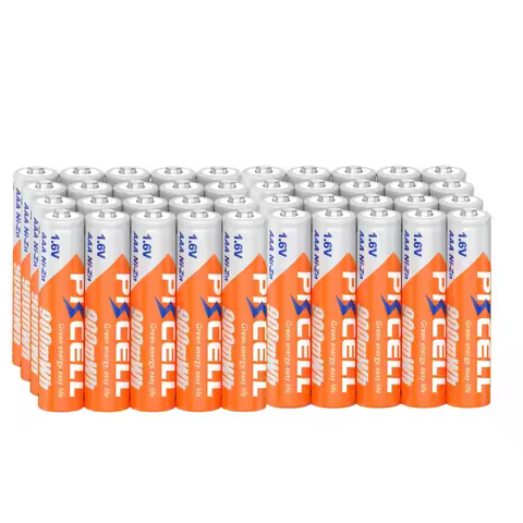 40Pcs PKCELL AAA 1.6V 900mWh Ni-Zn AAA Rechargeable Battery Batteries 3a nizn aaa batteries For Micr
