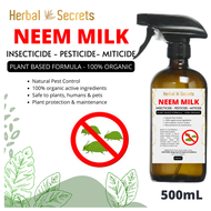 Herbal Secrets, 500mL MILK Organic Pest Control, Pesticide, Insecticide, Neem Oil Plant Spray Spray,