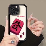 XJ2M0 Get Rich Mahjong Case Realme For C53 C55 C35 Realme 9 Soft Casing For Realme 5 6 6pro 7 10 11 