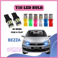 PERODUA BEZZA SMALL HEADLAMP LED T10 Bulb Led Light Bulb Mental Lampu Kecil Senja Kereta BEZZA