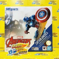 260417-06 中古已開封 萬代 SHF 裝甲復仇者聯盟 美國隊長 SECOND HAND, UNSEALED BANDAI SHF TECH-ON AVENGERS CAPTAIN AMERIC