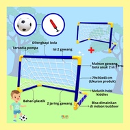Kids Football Goal Post Net Outdoor Indoor Sport Soccer Goal Set