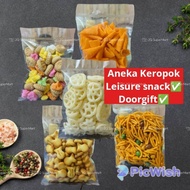 Aneka keropok ranggup tradisional kenangan mini doorgift Keropok Ice-Cream Fish Shaped Cracker Chees