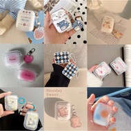 [Sg Instock] Cute AirPod Case For AirPod 1/2 AirPod Pro AirPod 3 with keychain