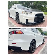Evo10(CZ4A) Wide Varis V1/V2/V3 Side Skirt Black ABS