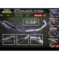 EPR006 RAPIDO STAINLESS STEEL STANDARD RACING EXHAUST PIPE Y15ZR RS150
