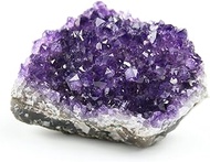 Nvzi Amethyst Crystals, Amethyst Cluster, Amethyst Clusters for Witchcraft, Amathesis Crystal, Raw Amethyst, Natural Amethyst Geode Cave Crystals and Healing Stones(0.5Lb)