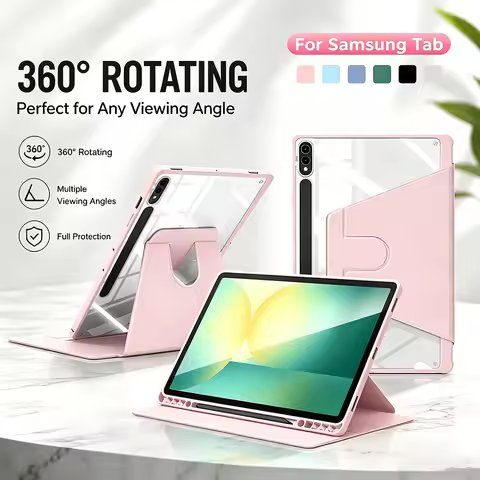 360° Rotation Case For Samsung Tab A9 A11 8.7 inch S10 FE 10.9" 2025 S9 A11 Plus 11" S6 Lite A8 S9 F
