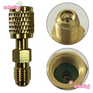 AHTY R32 Thread Adapter, Quick Couplers 1/4" Female to 1/4" R32 R454B Refrigerant Brass Adapter, Por