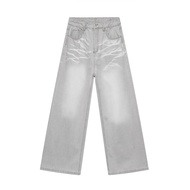 BARON "NOAH" Baggy jeans กางเกงยีนส์ขากระบอกใหญ่สีฟ้าอ่อน ความยาว 42-44 นิ้ว