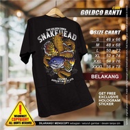 Room Apparel Channa Goldco Fish Contest Tshirt Jersey Ranti Ular King Cobra Iwak Galak Predatorfish 