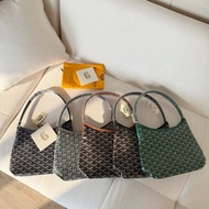 Dog Bag Goyardhobo Goyardine Old Flower hobo Bag Herringbone Pattern Waterproof Canvas Black Gray Br