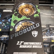 Boom Racing ProBuild 2.2" R01 Mesh Adjustable Offset Aluminum Beadlock Wheels (4pcs)