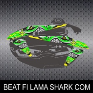 DECAL VARIATION STRIPING STICKER old F1BEAT 2013-2014-2015 SHARK COM MOTIF