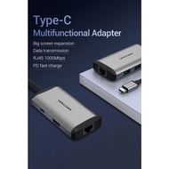 USB HUB 6 Port VENTION (CNCHB) Type-C to HDMI USB3.0 PD RJ45