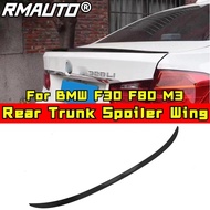 F30 Spoiler Real Carbon Fiber M3 Style Rear Truck Spoiler Wing For BMW F30 F80 M3 2013-2018 Wing Spo